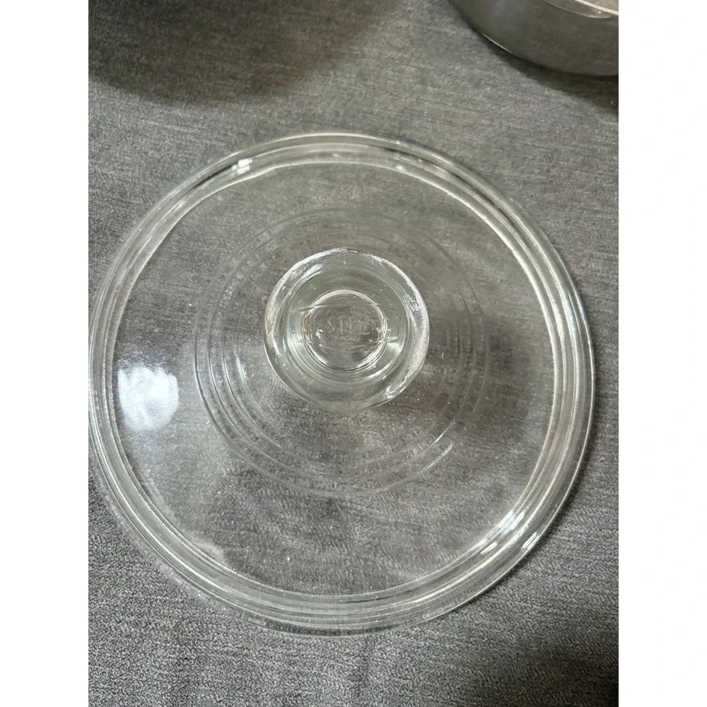 Vintage Kitchen Craft Skillets West Bend Matching Steam Vent Lid And Glass Lid